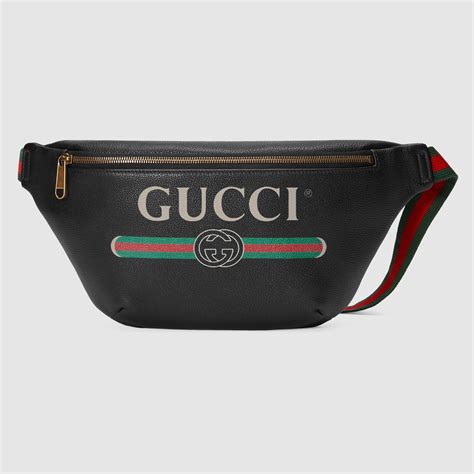 black gucci print leather belt bag buy from cjiha|GUCCI Women's Designer Backpacks & Belt Bags .